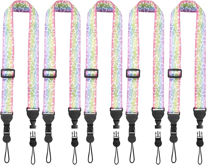 FIEIL 5 Pack Adjustable Shoulder Strap, Nylon Camera Strap, Comfortable Neck by FIEIL