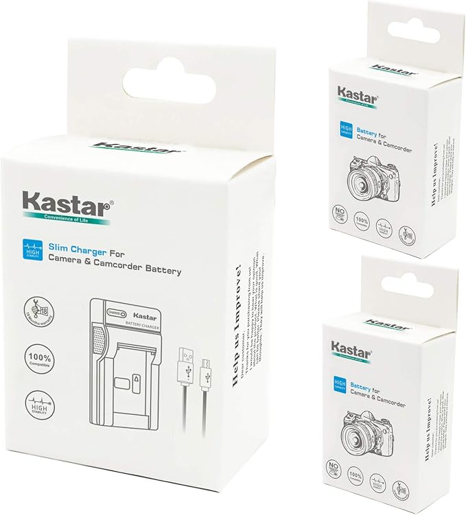 Kastar 2-Pack Battery & Slim USB Rapid Charger Replacement - Image 4