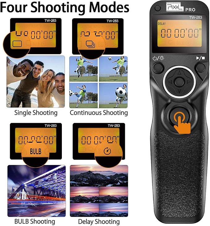 Wireless Remote Shutter Release Cable Wired Timer Remote Control TW-283DC0 - Image 7