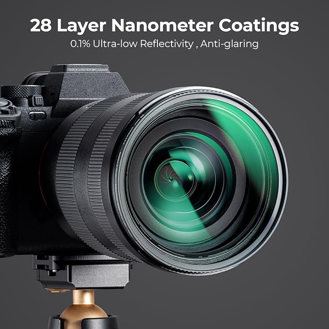 K&F CONCEPT 58mm Ultra-Low Reflectivity MCUV Lens Protection Filter 28 - Image 5