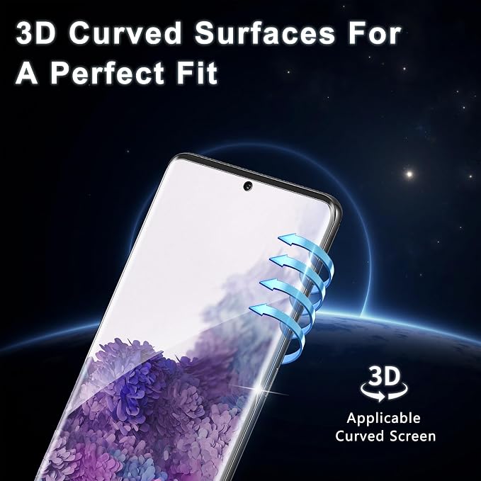 2+2 Pack for Samsung Galaxy S20 Plus Screen Protector and Camera Protector - Image 5