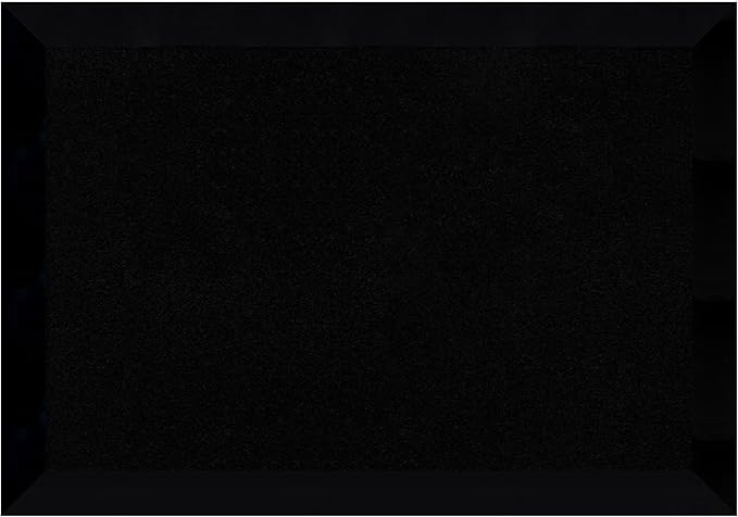 Amanti Art Black Cork Board for Wall, 19x27 Vision Board with Black Wood Frame, Medium Corkboard Office Decor for Home Organization, Modern Corkboard Pinboard to Display Items for Home Organization