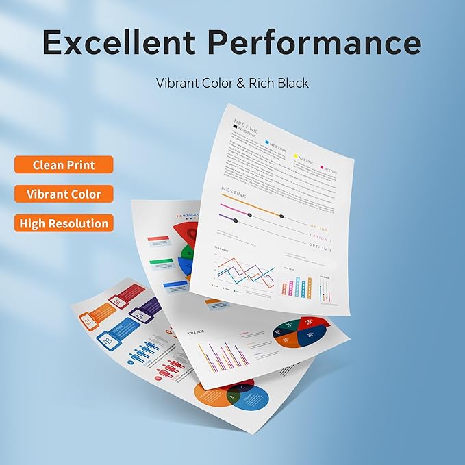 LC401XL LC401 Ink Cartridges Compatible for Brother Ink Cartridges LC401 XL to use with Brother MFC-J1010DW MFC-J1012DW MFC-J1170DW Printer Ink (10 Pack, 4 Black 2 Cyan 2 Magenta 2 Yellow)