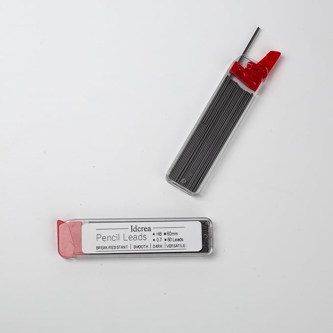 Mechanical Pencil Lead Refills, 0.7mm HB, 480 Pieces, 60mm Length