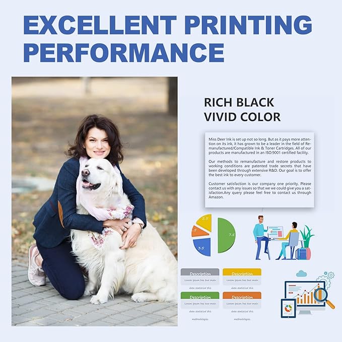 LC401XL MFC-J1010DW Ink Cartridges for Brother Printer LC401XL LC401 for MFC-J1010DW MFC-J1170DW MFC-J1012DW MFC-J1800DW MFC J1010DW - 4 Pack High Yields Black Cyan Magenta Yellow