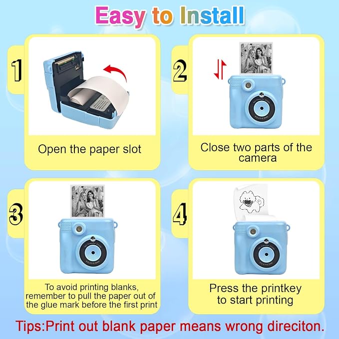 18 Rolls Kids Camera Paper Roll Refill Compatible - Image 12