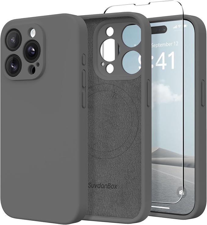 Magnetic for iPhone 15 Pro Case, Compatible by SUYDANBOX
