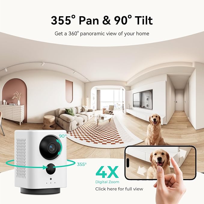 LIWAN 4G LTE Cellular Security Camera Indoor Wireless, No WiFi Security Camera - Image 6