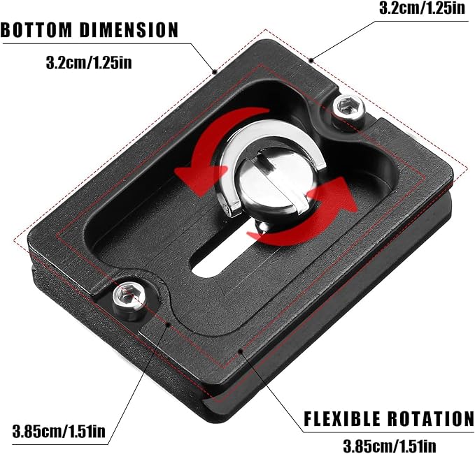 Frienda 2 Pieces Metal Quick Release Plate - Image 3