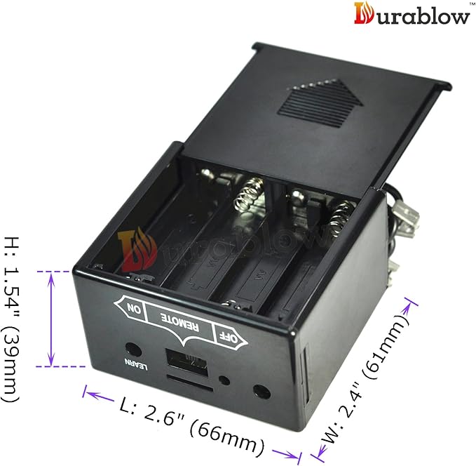 Durablow TR1004 Gas Fire Fireplace On/Off Remote Control Kit + Thermostat + - Image 2
