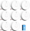SITERWELL Smoke Detector, Hardwired Interconnected Smoke Detector, by SITERWELL