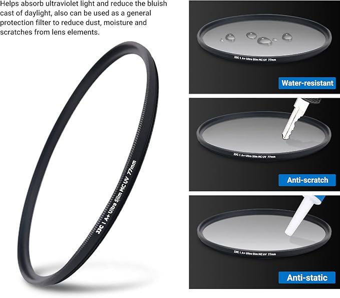 JJC Multi-Coated 82mm UV Filter - Image 4