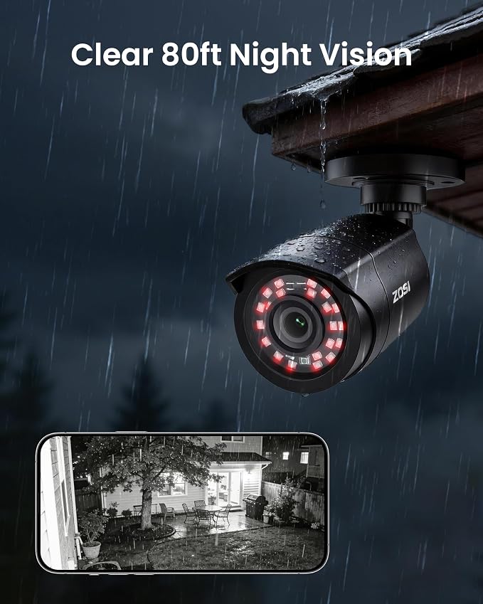 ZOSI 3K Lite Security Camera System Indoor Outdoor, AI Human/Vehicle Detection - Image 5