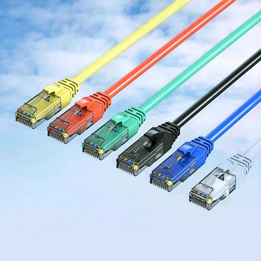 Cat6 Patch Cables 10 Feet, Cat 6 Ethernet Cable, 24AWG CCA, UTP Network Cord - Image 8