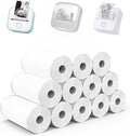 12 Rolls Mini Thermal Printer Sticker Paper Self-Adhesive, Notebuddy Mini by PrintingYourLife