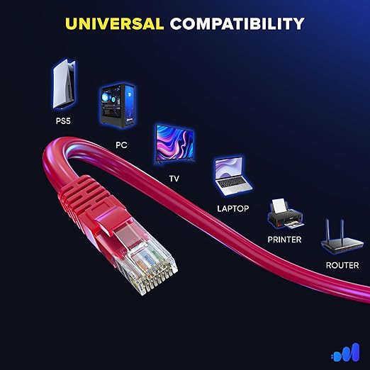 Maximm Cat 6 Ethernet Cable - 2 ft - High-Speed LAN - Image 6
