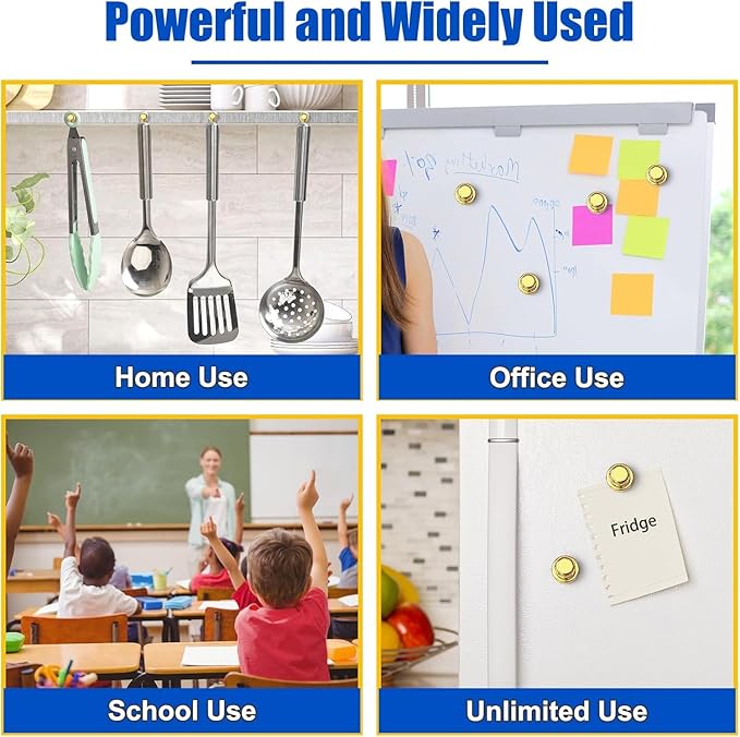 Grtard 8 Pack Magnetic Push Pins, Fridge Magnets for Whiteboard, Whiteboard Magnets Refrigerator Magnets, Small and Strong Push Pin Magnet for Office, School, Locker, and Map Magnet