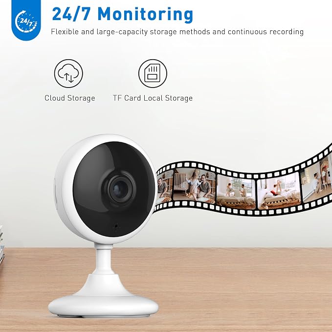 WiFi Security Camera 2K, Indoor Home Cameras - Image 6
