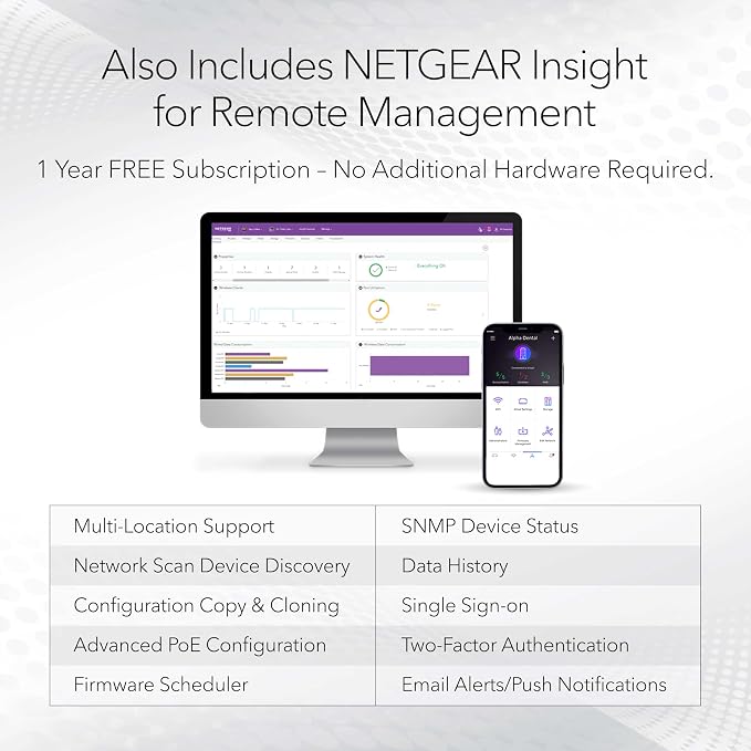 NETGEAR 28-Port Ultra60 PoE Multi-Gigabit Ethernet Smart Switch - Image 4