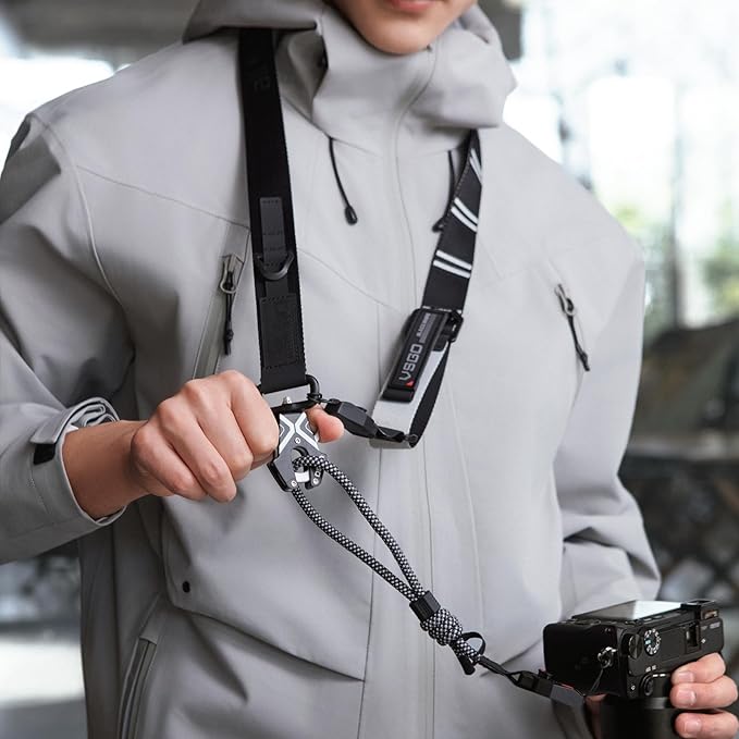VSGO Urban Camera Strap – Quick Release, Anti-Twist, Comfortable Nylon Sling - Image 4