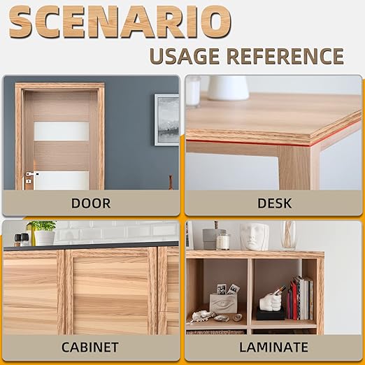 GSCIT Club Red Oak Edge Banding, 2 inch x 250ft roll of Veneer Plywood Edge Banding Preglued Flexible, Wood Tape Banding for Cabinet Repair