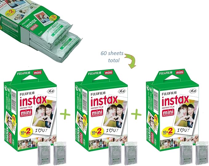 Fujifilm Instax Mini 12 Instant Camera Clay White and Fuji Film Value Pack - Image 5