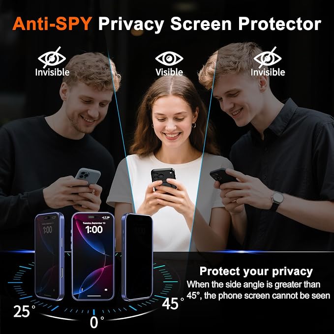 for iPhone 17 Pro Case with Privacy Screen Protector and Camera Protection - Image 7