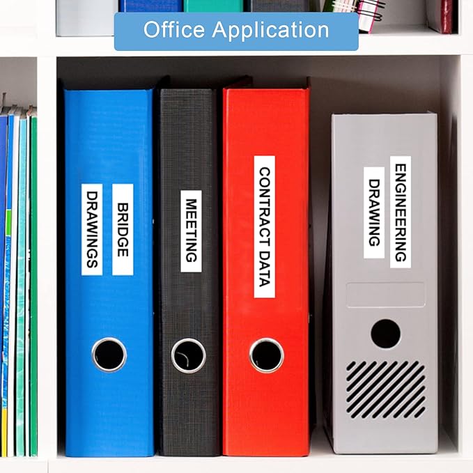 Absonic 20-Pack 12mm 0.47" Black on White Label Tape Compatible for Brother P Touch Tze-231 Tz-231 Laminated Tze Tz 1/2" Refill for Ptouch PTD220 PTD210 PTD400 PTD600 PTD610BT Label Maker