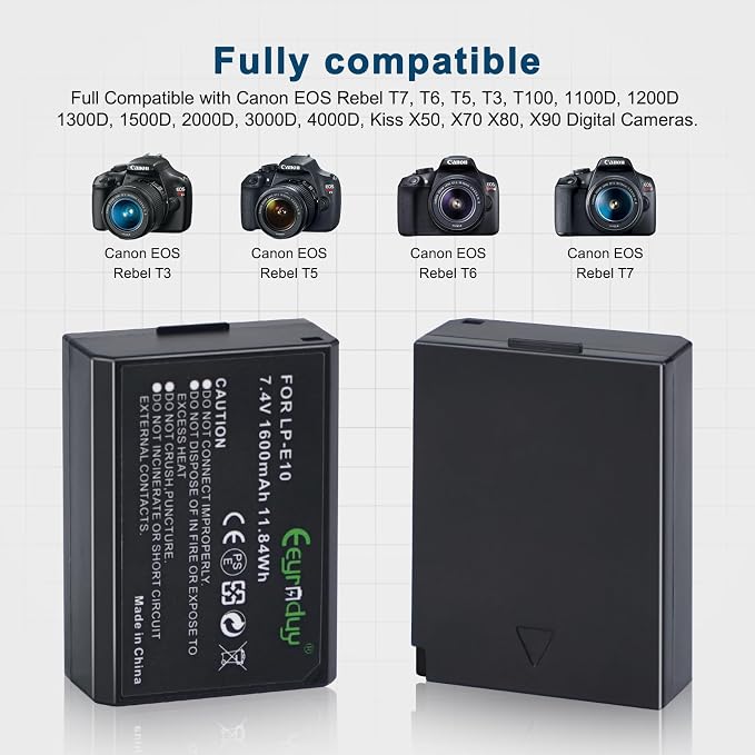 LP-E10 Battery and Dual Battery Charger - Image 2