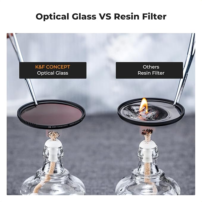 K&F Concept 82mm UV/CPL/ND Lens Filter Kit-18 Multi-Layer Coatings, UV Filter + - Image 3
