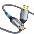 8K Fiber Optic HDMI Cable 16FT, 48Gbps Ultra High Speed Long HDMI 2.1 Cord by Anehmeta