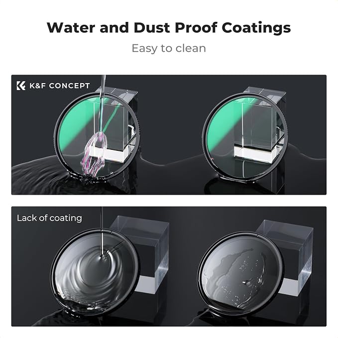 K&F CONCEPT 40.5mm Explosive-Proof MCUV Lens Protection Filter 28 Multi-Layer - Image 6