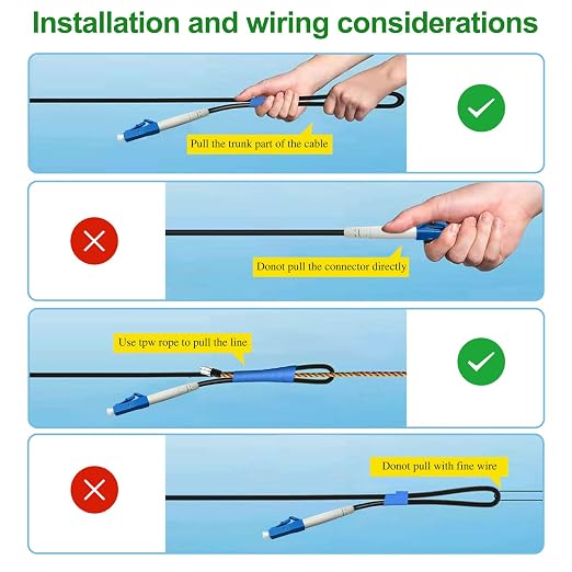 20 Meters LC to LC Outdoor Armored Simplex Fiber Patch Cable, Single Mode Fiber - Image 4