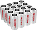 Tenergy Premium 16 Pack NonRechargeable CR123A 3V Lithium Battery, 1600mAh by Tenergy