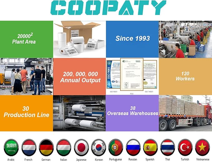 8.5" x 11" Shipping Labels Full Sheet Labels, Self Adhesive Printable White Sticker Paper for Laser & Ink Jet Printers (100 Labels)