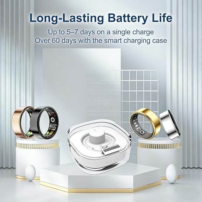 Smart Ring for Women Men, Sleep Tracking Wearable, Fitness Tracker Ring - Image 11