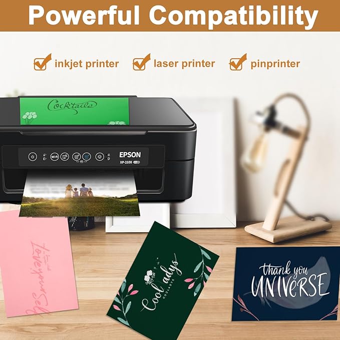 28 Sheets Navy Blue Cardstock 8.5 x 11 Scrapbooking Paper, 92lb Heavyweight Card Stock Printer Paper for DIY Making Cards, Greeting Cards, Wedding Invitations, Birthday, Menus