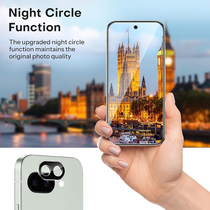 OMOTON 3 Pack Screen Protector for Google Pixel 10a +2 Pack Camera Lens - Image 6