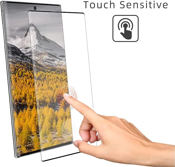 XDesign [2+2 Pack Galaxy S22 Ultra Screen Protector, 9H Tempered Glass Scratch - Image 5