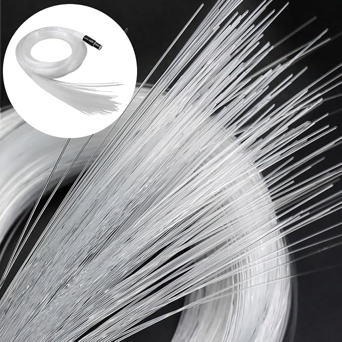 AKEPO End Glow Fiber Optic Light Cable 450pcs*9.8ft/3m*Ф0.03in/0.75mm, PMMA - Image 2