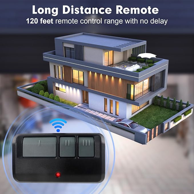 893MAX Garage Door Opener Remote, - Image 4