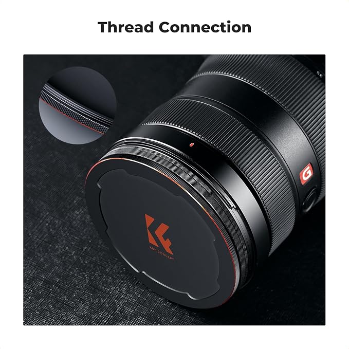 K&F CONCEPT 72mm Thread & Magnetic 2-in-1 Lens Filter Cap Only Compatible - Image 4
