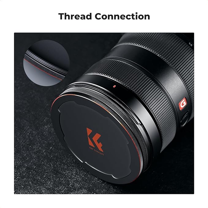 K&F CONCEPT 95mm Thread & Magnetic 2-in-1 Lens Filter Cap Only Compatible - Image 4