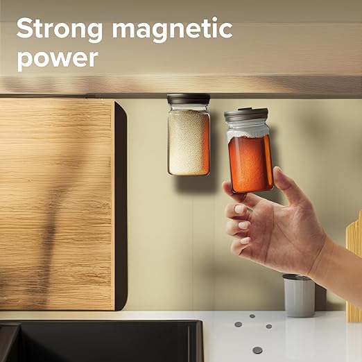 Ferrite Magnet 90 Pack Include 45 of 0.7" x 0.2" Non-Adhesive and 45 of 0.7" x 0.12" VHB Adhesive