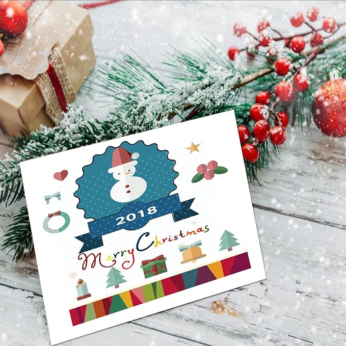 4x6 Blank White Cardstock (Set of 100) - Card Stock for Printer Postcards, Photo Paper Invitations, Greeting, Note, Thank You, DIY Making, Index Cards - Plain for Writing, Stamping, Printing, Art