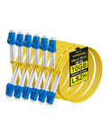 6 Pack 3M LC to LC Single Mode Fiber Patch Cable, Individually Tested, LSZH OS2 by VANDESAIL