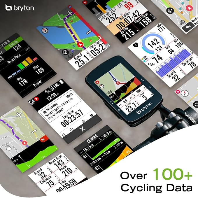 Bryton Rider S510 Sensor Bundle 2.8 Inch Color LCD Touchscreen GPS Bike/Cycling - Image 6