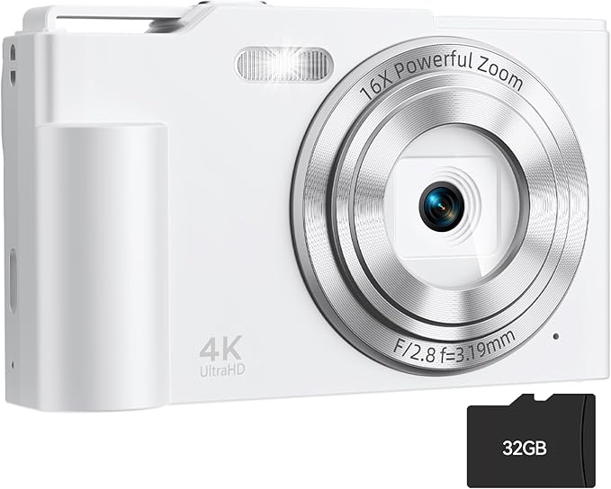 Digital Camera, FHD 4K Digital Point and Shoot Camera by Unknown