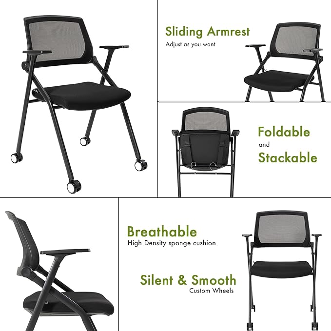 30 Pack Conference Room Chairs Guest Reception Chair for Office, Waiting Room, Meeting, Lobby