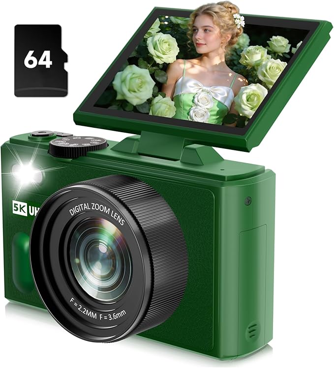 5K Digital Camera for Photography, 80MP Digital Camera by CEYE